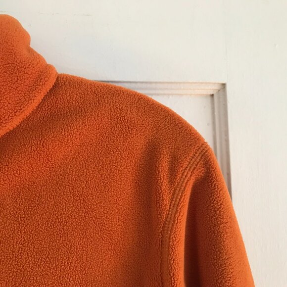 Uniqlo | Orange Zip-Up Fleece Jacket - Picture 3 of 8